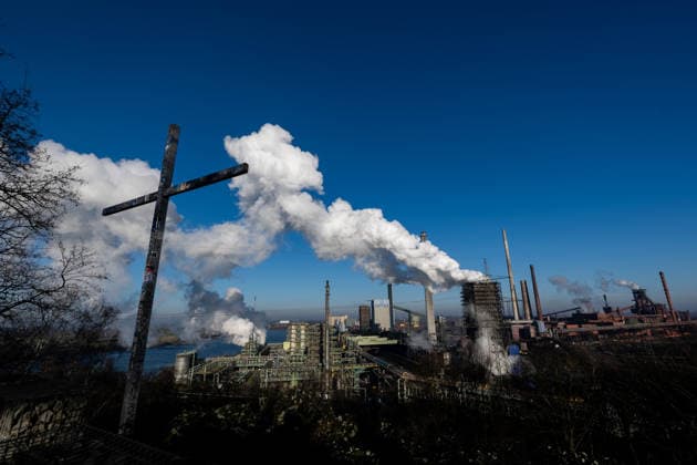 Duisburg Thyssenkrupp Schwelgern steelworks View of the Thyssenkrupp Schwelgern steelworks in Duisburg, 26 12 2025 Copyright: xEibner-Pressefoto FlorianxWiegandx EP_FWD