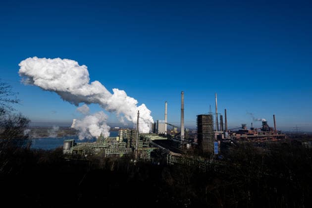 Duisburg Thyssenkrupp Schwelgern steelworks View of the Thyssenkrupp Schwelgern steelworks in Duisburg, 26 12 2025 Copyright: xEibner-Pressefoto FlorianxWiegandx EP_FWD