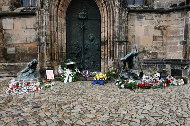 Memorial in front of St. Johns Church Memorial event in Magdeburg Saxony Anhalt , Churches and the state capital invite you to a memorial service in St. Johns Church on December 20 The ecumenical service begins at 11 a.m. The attack on the Magdeburg Christmas market will be the first anniversary in the state capital on December 20, 2025