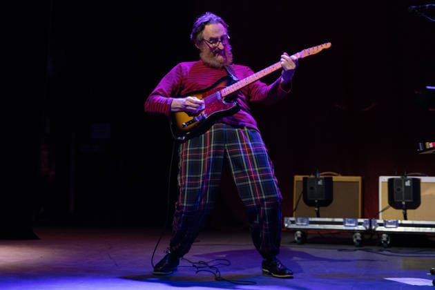 December 27, 2025, London, London, United Kingdom: Lu Edmonds seen performing live on stage with band PiL at O2 Forum Kentish Town. Band Public Image Ltd PiL fronted by John Lydon AKA Johnny Rotten performed at the O2 Forum Kentish Town, London, UK on the first date of their This is not the last tour, Winter UK Tour on December 27th 2025.Pil band members are John Lydon , Lu Edmonds, Scott Firth and Mark Roberts London United Kingdom - ZUMAs197 20251227_aaa_s197_149 Copyright: xBonniexBritainx