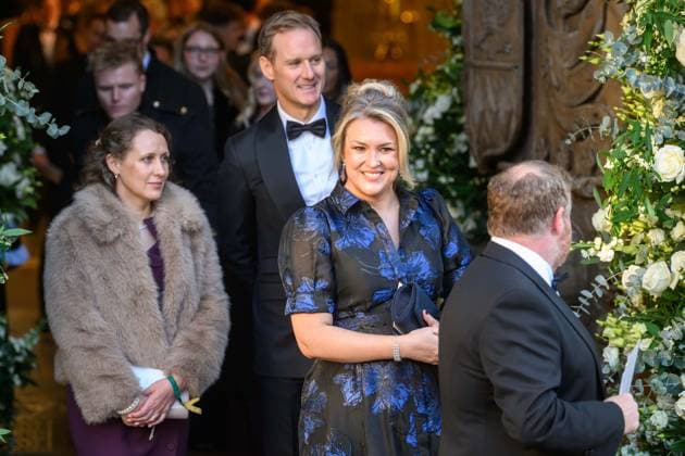 The wedding of Holly Ramsay to Adam Peaty The wedding of influencer Holly Ramsay to Olympic swimmer Adam Peaty at Bath Abbey (27 Dec 2025). - Tana Ramsay ahead of Bridesmaids icluding Tilly Ramsay. Sarah Davies  Copyright: xAdrianxSherrattx NINTCHDBPICT001048103474