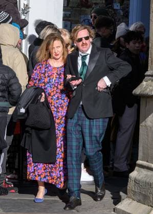 The wedding of Holly Ramsay to Adam Peaty The wedding of influencer Holly Ramsay to Olympic swimmer Adam Peaty at Bath Abbey (27 Dec 2025). - Tana Ramsay ahead of Bridesmaids icluding Tilly Ramsay. Angela Hartnett and Neil Borthwick.  Copyright: xAdrianxSherrattx NINTCHDBPICT001048104554