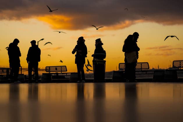 Sunset in Istanbul ISTANBUL, TURKIYE - DECEMBER 28: A view of the sunset at Kadikoy in Istanbul, Turkiye on December 28, 2025. Agit Erdi Ulukaya Anadolu Istanbul Turkey. Editorial use only. Please get in touch for any other usage.  Copyright: x2025xAnadoluxAgitxErdixUlukayax