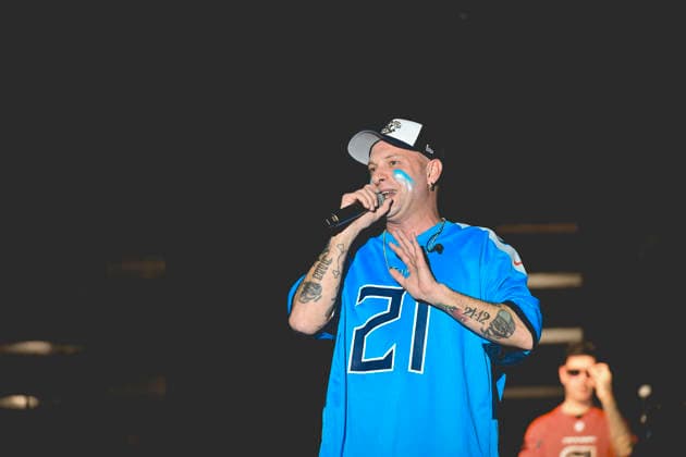 Clementino Live Tour 2025 in Napoli, Italy - 28 Dec 2025 Italian rapper Clemente Maccaro better known as Clementino performs live at PalaPartenope during his Tour 2025 in Napoli. Napoli Italy Copyright: xPaolaxVisonex xSOPAxImagesx PVClementino037