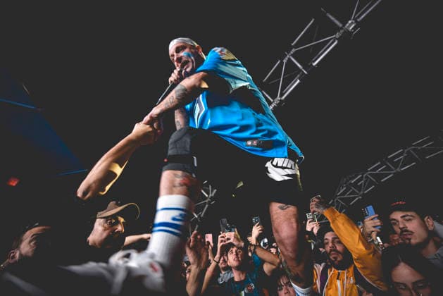 Clementino Live Tour 2025 in Napoli, Italy - 28 Dec 2025 Italian rapper Clemente Maccaro better known as Clementino performs live at PalaPartenope during his Tour 2025 in Napoli. Napoli Italy Copyright: xPaolaxVisonex xSOPAxImagesx PVClementino975