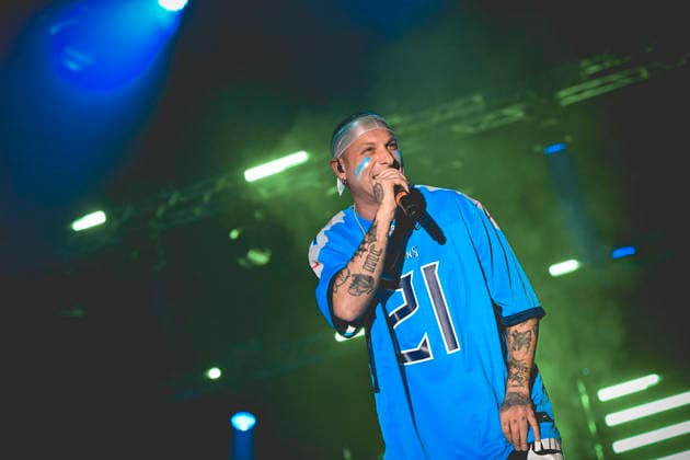 December 28, 2025, Napoli, Italy: Italian rapper Clemente Maccaro better known as Clementino performs live at PalaPartenope during his Tour 2025 in Napoli. Napoli Italy - ZUMAs197 20251228_aaa_s197_167 Copyright: xPaolaxVisonex