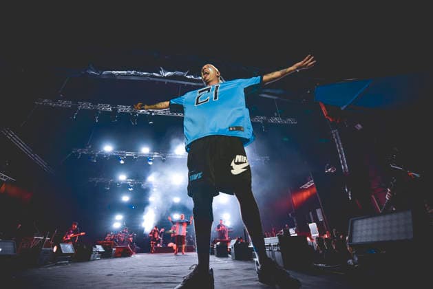 December 28, 2025, Napoli, Italy: Italian rapper Clemente Maccaro better known as Clementino performs live at PalaPartenope during his Tour 2025 in Napoli. Napoli Italy - ZUMAs197 20251228_aaa_s197_181 Copyright: xPaolaxVisonex