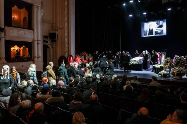 RUSSIA, MOSCOW - DECEMBER 29, 2025: A farewell ceremony for actress Vera Alentova at the Moscow Pushkin Drama Theatre Moscow Russia  - ZUMAt113 20251229_zaa_t113_049 Copyright: xAlisaxKulikovax
