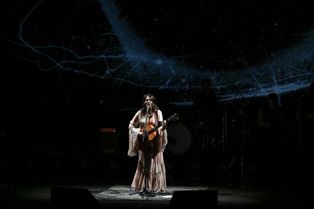 Music Concert - Carmen Consoli - Amuri Luci Tour 2025 Carmen Consoli during the Amuri Luci - Tour 2025, at the Auditorium Parco della Musica, on December 29, 2025 in Rome, Italy. Rome Auditorium Parco della Musica Italy Copyright: xDomenicoxCippitellix xLiveMediax LPM_2210695