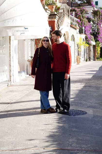 Capri Hollywood actress Alanah Bloor from the series Sandokan with her boyfriend Fred Topping in Capri to receive the Capri Hollywood award.  Copyright: xEUGENIOxBLASIOx xipa-agency.netx xIPA eugenioxblasiox IPA_Agency_IPA69538826