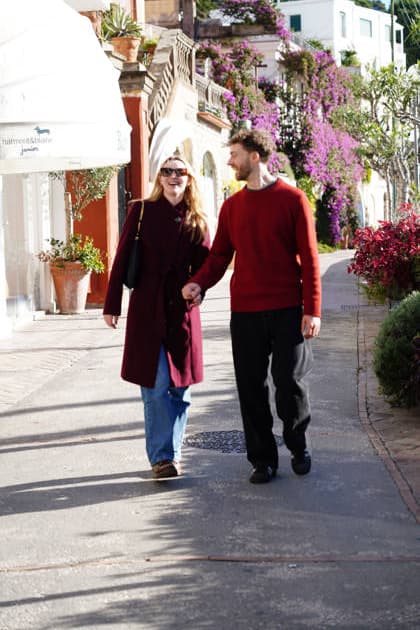 Capri Hollywood actress Alanah Bloor from the series Sandokan with her boyfriend Fred Topping in Capri to receive the Capri Hollywood award.  Copyright: xEUGENIOxBLASIOx xipa-agency.netx xIPA eugenioxblasiox IPA_Agency_IPA69538833