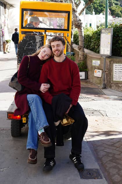 Capri Hollywood actress Alanah Bloor from the series Sandokan with her boyfriend Fred Topping in Capri to receive the Capri Hollywood award.  Copyright: xEUGENIOxBLASIOx xipa-agency.netx xIPA eugenioxblasiox IPA_Agency_IPA69538847
