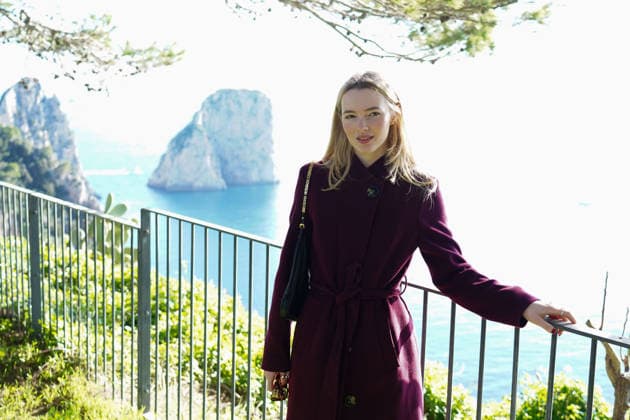 Capri Hollywood actress Alanah Bloor from the series Sandokan with her boyfriend Fred Topping in Capri to receive the Capri Hollywood award.  Copyright: xEUGENIOxBLASIOx xipa-agency.netx xIPA eugenioxblasiox IPA_Agency_IPA69538857