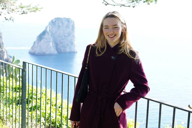 Capri Hollywood actress Alanah Bloor from the series Sandokan with her boyfriend Fred Topping in Capri to receive the Capri Hollywood award.  Copyright: xEUGENIOxBLASIOx xipa-agency.netx xIPA eugenioxblasiox IPA_Agency_IPA69538860