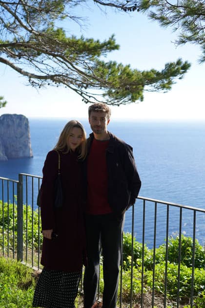 Capri Hollywood actress Alanah Bloor from the series Sandokan with her boyfriend Fred Topping in Capri to receive the Capri Hollywood award.  Copyright: xEUGENIOxBLASIOx xipa-agency.netx xIPA eugenioxblasiox IPA_Agency_IPA69538862