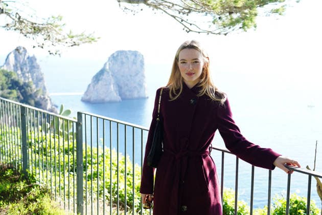 Alanah Bloor with Fred Topping in Capri - Italy Capri Hollywood actress Alanah Bloor from the series Sandokan with her boyfriend Fred Topping in Capri to receive the Capri Hollywood award. , on December 29, 2025, in Capri, Italy. Photo by Eugenio Blasio IPA ABACAPRESS.COM Capri Italy  Copyright: xIPA ABACAx