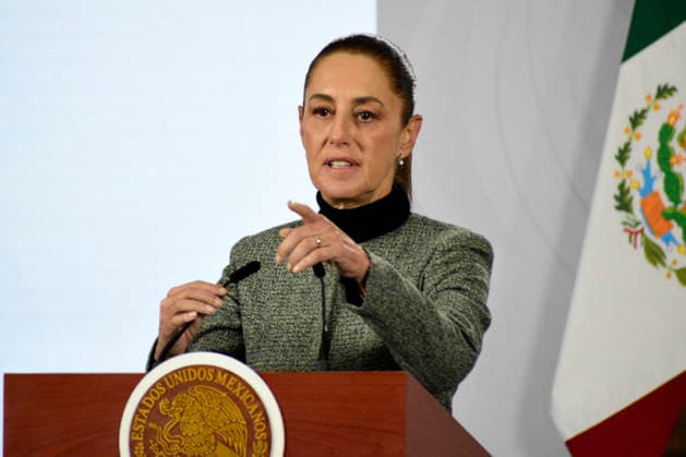 Mexican President Claudia Sheinbaum Pardo speaks during a press conference at the National Palace. on December 29, 2025, in Mexico City, Mexico. Mexico City Mexico - ZUMAe321 20251229_zia_e321_001 Copyright: xLuisxBarronx