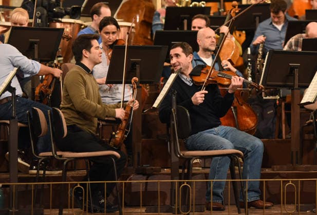 (251229) -- VIENNA, Dec. 29, 2025 -- Members of the Vienna Philharmonic are seen at the rehearsal of the 2026 Vienna Philharmonic New Year s Concert in Vienna, Austria, Dec. 29, 2025. ) AUSTRIA-VIENNA-NEW YEAR CONCERT-REHEARSAL HexCanling 