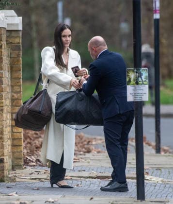 Adam Peaty and Holly Ramsay 29 12 2025 Adam Peaty and new wife, Holly, leave London for their honeymoon. .They left Gordon Ramsay’s Wandsworh home after their Christmas wedding.  Copyright: xRayxCollins.x NINTCHDBPICT001048415417