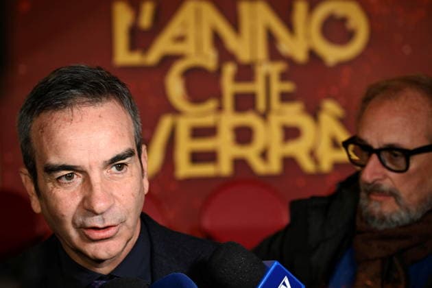 December 30, 2025, Catanzaro, Catanzaro, Italy: Press conference for the presentation of the RAI New Year s Eve program, L anno che verro , at the S. Giovanni Complex, Catanzaro. Pictured is Roberto Occhiuto, President of the Calabria Region (S). Catanzaro, Italy 30 December 2025 Catanzaro Italy  - ZUMAa289 20251230_zia_a289_064 Copyright: xValeriaxFerrarox