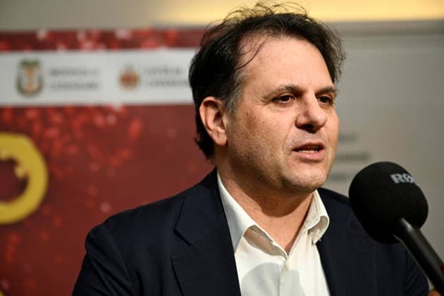 December 30, 2025, Catanzaro, Catanzaro, Italy: Press conference for the presentation of RAI s New Year s Eve program, L anno che verro , at the S. Giovanni Complex, Catanzaro. Pictured: Williams Di Liberatore, Prime Time Entertainment Director. Catanzaro, Italy 30 December 2025 Catanzaro Italy  - ZUMAa289 20251230_zia_a289_072 Copyright: xValeriaxFerrarox