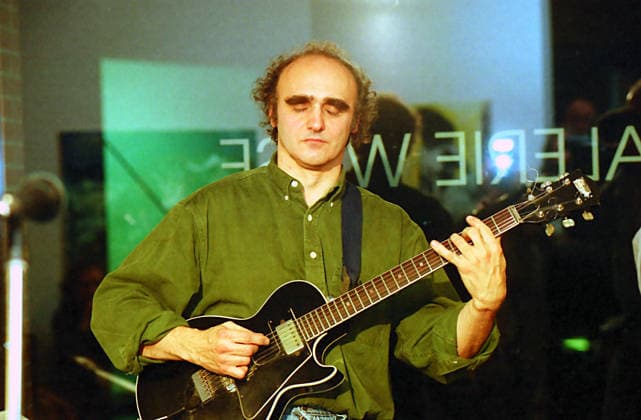 Joe Sachse 29.10.1998, Chemnitz, Galerie Weise, Musiker, Jazz, Joe Sachse in der Galerie Weise Sachsen BRD
