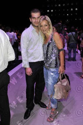 MBFWB Laurel - Arrivals und Backstage Jessica Stockmann and Gregor Nebel at Laurel fashion show at Mercedes Benz Fashion Week Berlin Spring Summer 2011 at fashion tent on Bebelplatz square., Berlin, Germany WENN 8685073.jpg