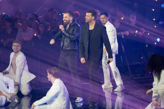 31 12 2025, Munich, BMW Park, New Years Eve Schlagerboom 2026 Boyband Mania Jay Khan and Eloy de Jong Munich BMW Park Bayern Germany Copyright: xJustPictures.ch AlexanderxRaemyx jp-de-AlRa-DSC07540