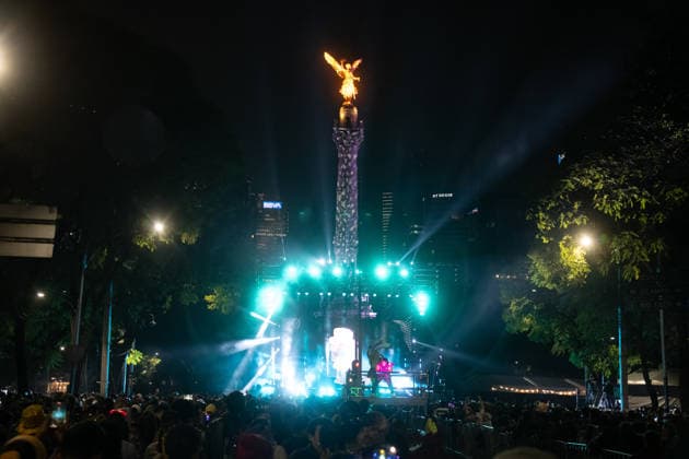 The world s largest electronic music festival in Mexico City MEXICO CITY, MEXICO - JANUARY 01: Tens of thousands of people attend the world s largest electronic music festival as part of the New Year celebration, at Reforma Avenue, in Mexico City, Mexico on January 01, 2026. The open-air event was organized by the Mexico City government to celebrate the New Year in the capital s historic center. Alejandro Aguilar Lopez Anadolu Mexico City Mexico. Editorial use only. Please get in touch for any other usage.  Copyright: x2026xAnadoluxAlejandroxAguilarxLopezx