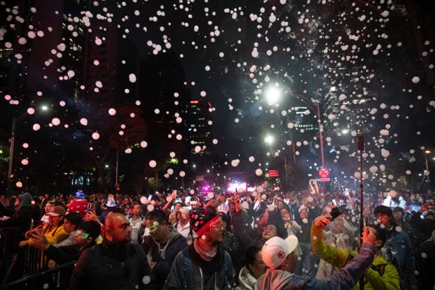 The world s largest electronic music festival in Mexico City MEXICO CITY, MEXICO - JANUARY 01: Tens of thousands of people attend the world s largest electronic music festival as part of the New Year celebration, at Reforma Avenue, in Mexico City, Mexico on January 01, 2026. The open-air event was organized by the Mexico City government to celebrate the New Year in the capital s historic center. Alejandro Aguilar Lopez Anadolu Mexico City Mexico. Editorial use only. Please get in touch for any other usage.  Copyright: x2026xAnadoluxAlejandroxAguilarxLopezx