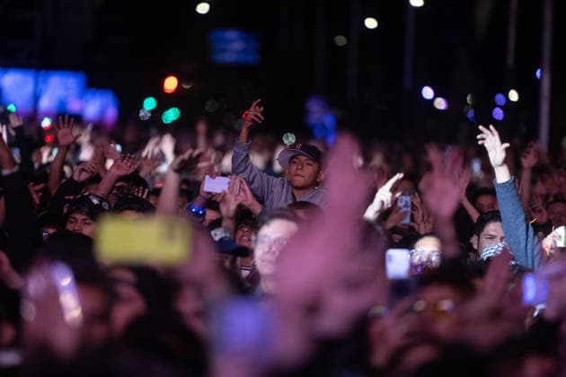 The world s largest electronic music festival in Mexico City MEXICO CITY, MEXICO - JANUARY 01: Tens of thousands of people attend the world s largest electronic music festival as part of the New Year celebration, at Reforma Avenue, in Mexico City, Mexico on January 01, 2026. The open-air event was organized by the Mexico City government to celebrate the New Year in the capital s historic center. Alejandro Aguilar Lopez Anadolu Mexico City Mexico. Editorial use only. Please get in touch for any other usage.  Copyright: x2026xAnadoluxAlejandroxAguilarxLopezx