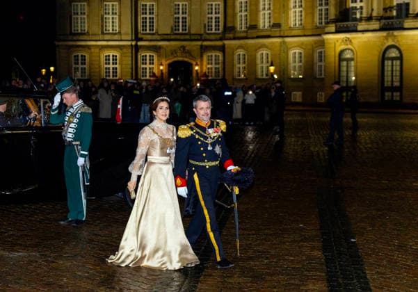 01-01-2026 Amalienborg Queen Mary and King Frederik arrive for the New Years reception at Christian palace in Copenhagen, Denmark. Â  Copyright: xPPEx