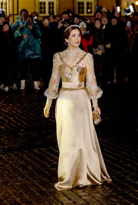 01-01-2026 Amalienborg Queen Mary arrive for the New Years reception at Christian palace in Copenhagen, Denmark. Â  Copyright: xPPEx