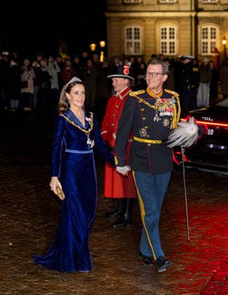 01-01-2026 Amalienborg Princess Marie and Prince Joachim arrive for the New Years reception at Christian palace in Copenhagen, Denmark. Â  Copyright: xPPEx