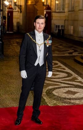 01-01-2026 Amalienborg Prince Christian arrive for the New Years reception at Christian palace in Copenhagen, Denmark. Â  Copyright: xPPEx