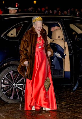 01-01-2026 Amalienborg Queen Margrethe arrive for the New Years reception at Christian palace in Copenhagen, Denmark. Â  Copyright: xPPEx