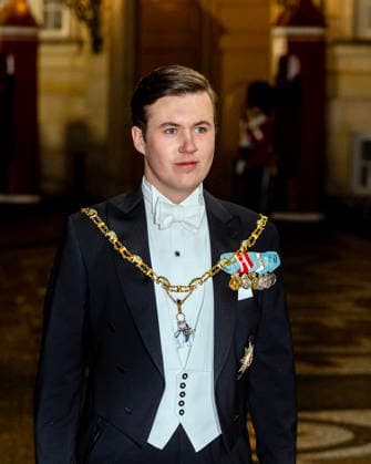 01-01-2026 Amalienborg Prince Christian arrive for the New Years reception at Christian palace in Copenhagen, Denmark. Â  Copyright: xPPEx