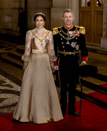 01-01-2026 Amalienborg Queen Mary and King Frederik arrive for the New Years reception at Christian palace in Copenhagen, Denmark. Â  Copyright: xPPEx
