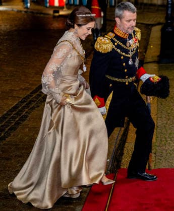 01-01-2026 Amalienborg Queen Mary and King Frederik arrive for the New Years reception at Christian palace in Copenhagen, Denmark. Â  Copyright: xPPEx