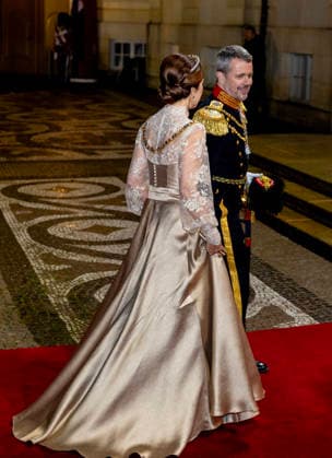 01-01-2026 Amalienborg Queen Mary and King Frederik arrive for the New Years reception at Christian palace in Copenhagen, Denmark. Â  Copyright: xPPEx