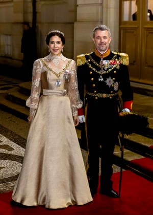 01-01-2026 Amalienborg Queen Mary and King Frederik arrive for the New Years reception at Christian palace in Copenhagen, Denmark. Â  Copyright: xPPEx