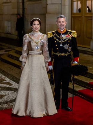 01-01-2026 Amalienborg Queen Mary and King Frederik arrive for the New Years reception at Christian palace in Copenhagen, Denmark. Â  Copyright: xPPEx