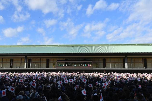 Emperor Naruhito new year public greeting in Tokyo TOKYO, JAPAN - JANUARY 2: Japan s Emperor Naruhito, Empress Masako and Princess Aiko appear on the palace balcony to greet well-wishers during the New Year’s general public greeting at the Imperial Palace in Tokyo, Japan on January 2, 2026. Thousands of people gathered to offer New Year wishes as the Imperial Family’s annual seasonal event drew large crowds. David Mareuil Anadolu Tokyo Japan. Editorial use only. Please get in touch for any other usage.  Copyright: x2026xAnadoluxDavidxMareuilx
