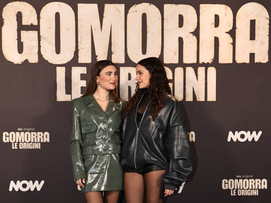 Rome, Barberini Cinema, photocall for the Sky series Gomorrah - The Origins. Pictured: Fabiola Balestriere, Tullia Venezia  Copyright: xMarcoxProvvisionatox xipa-agency.netx xMarcoxProvvisionatox IPA_Agency_IPA69625667