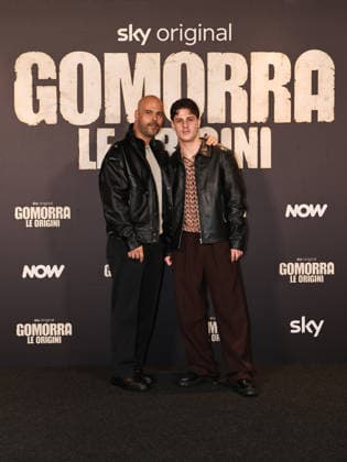 Rome, Barberini Cinema, photocall for the Sky series Gomorrah: The Origins. Pictured: Marco D Amore, Mattia Cozzolino  Copyright: xMarcoxProvvisionatox xipa-agency.netx xMarcoxProvvisionatox IPA_Agency_IPA69625865