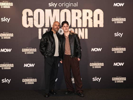 Rome, Barberini Cinema, photocall for the Sky series Gomorrah: The Origins. Pictured: Marco D Amore, Mattia Cozzolino  Copyright: xMarcoxProvvisionatox xipa-agency.netx xMarcoxProvvisionatox IPA_Agency_IPA69625908