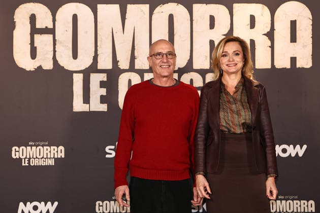 Rome, Barberini Cinema, photocall for the Sky series Gomorrah: The Origins. Pictured: Leonardo Fasoli, Maddalena Ravagli (screenwriters)  Copyright: xMarcoxProvvisionatox xipa-agency.netx xMarcoxProvvisionatox IPA_Agency_IPA69625937