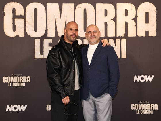 Rome, Barberini Cinema, photocall for the Sky series Gomorrah: The Origins. Pictured: Marco D Amore, Francesco Ghiaccio (directors)  Copyright: xMarcoxProvvisionatox xipa-agency.netx xMarcoxProvvisionatox IPA_Agency_IPA69625941