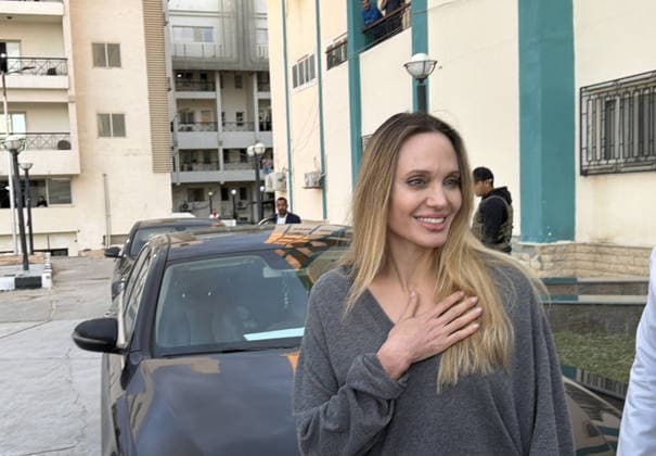 Angelina Jolie visits Rafah Border Crossing in Egypt ARISH, EGYPT - JANUARY 2: World-renowned American actress Angelina Jolie visits the Rafah Border Crossing between the Gaza Strip and Egypt on the Egypt side on January 2, 2026. Ahmed Sayed Anadolu Arish Egypt. Editorial use only. Please get in touch for any other usage.  Copyright: x2026xAnadoluxAhmedxSayedx