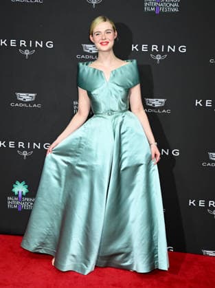 Palm Springs International Film Festival 2026 Elle Fanning arriving at the 37th Annual Palm Springs International Film Festival held at the Palm Springs Convention Center on January 3, 2026 in Palm Springs, CA. Palm Springs Palm Springs Convention Center California USA Copyright: xTArroyo xAFF-USA.comx